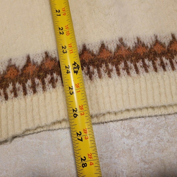 VTG Sears Sportswear Mens L Large Mohair Fuzzy Crewneck Pullover Sweater - Picture 7 of 16